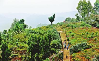 一起来走路吧!打卡成都金堂国家登山健身步道