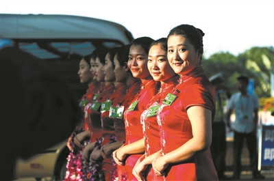 三亚航空旅游职业学院学子服务博鳌亚洲论坛