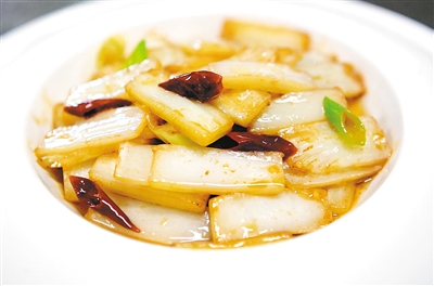 西安名菜金边白菜 背后有故事更有传承