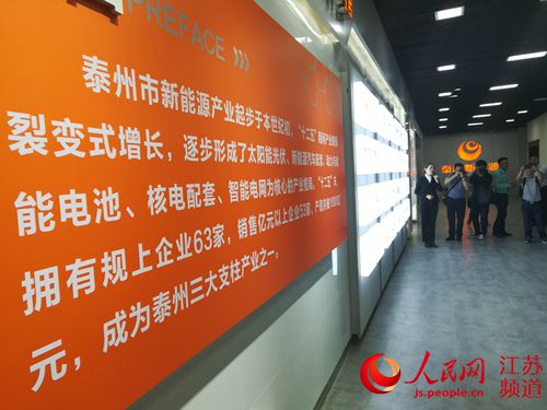 泰州海陵发力新能源产业 年产值突破200亿元