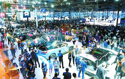 第十五届北京车展在新国展拉开帷幕