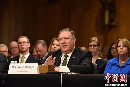 美国务卿宣誓就职 称必要时将执行强硬外交政