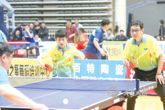 盐城大丰区首次举办全国性乒乓球特色赛事