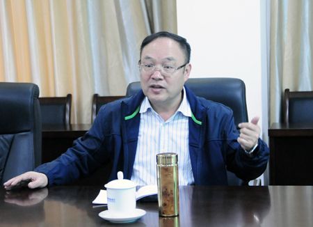 曹坤华会见国家千人计划专家张立新一行