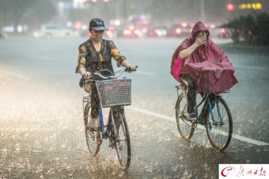 昨日暴雨宣告广东正式入汛,广州今明两天仍降