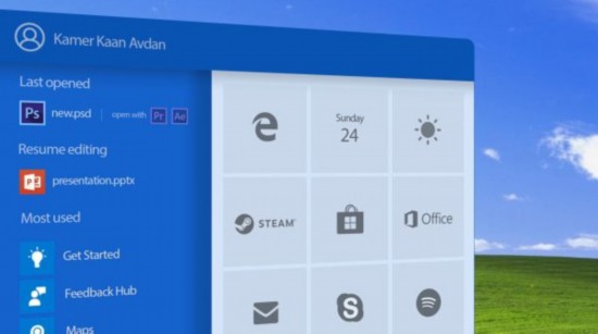 网友自制WinXP重制版概念图 借鉴Win10元素