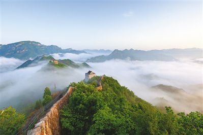 黄崖关长城：雨后云海更壮美