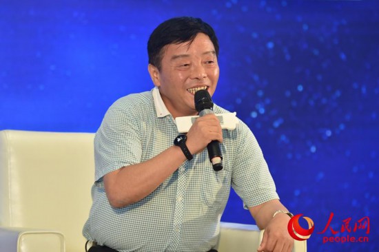 百果园海南王品董事长、总经理余慧勤(人民网记者 翁奇羽 摄)