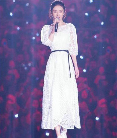 女星穿平底鞋什么样?杨幂完美驾驭赵丽颖青春可爱