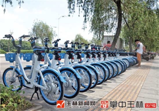 玉城投放400辆共享电动助力车