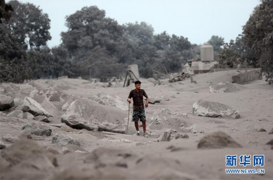 危地马拉火山喷发遇难人数升至33人