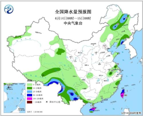 云南海南将有较强降雨 东北强对流天气频繁