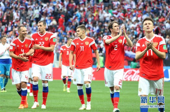 【世界杯】揭幕战:俄罗斯队胜沙特阿拉伯队