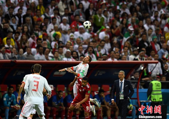 迭戈科斯塔打入幸运进球 西班牙1-0艰难战胜伊朗