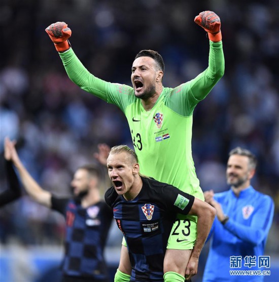 2018年世界杯D组:克罗地亚队击败阿根廷队