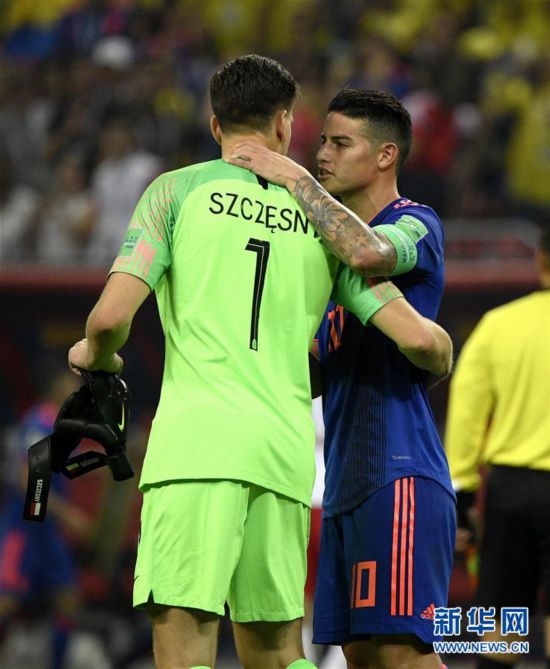 H组:哥伦比亚队胜波兰队