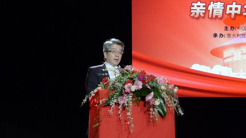 11中國駐米蘭總領事館副總領事黃永躍致辭