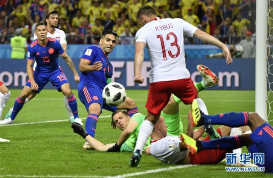 H组:哥伦比亚队胜波兰队