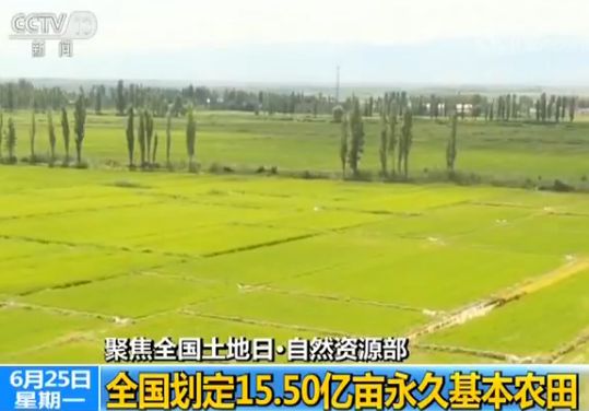 中国土地资源家底如何？划定15.5亿亩为永久基本农田