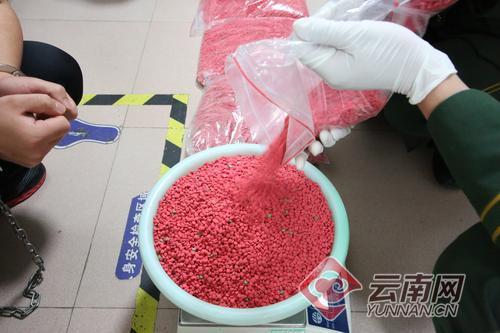 云南普洱边防上半年缴毒逾半吨 查获毒品案件