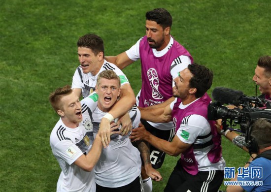 世界杯F组:德国队VS瑞典队 克罗斯补时绝杀破