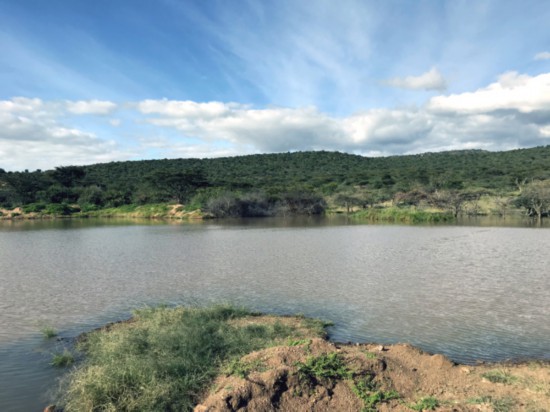 One of the reservoirs built by the Wu Yi Company near Maasai Mara, Nairobi. [Photo: ChinaPlus/Ge Anna]