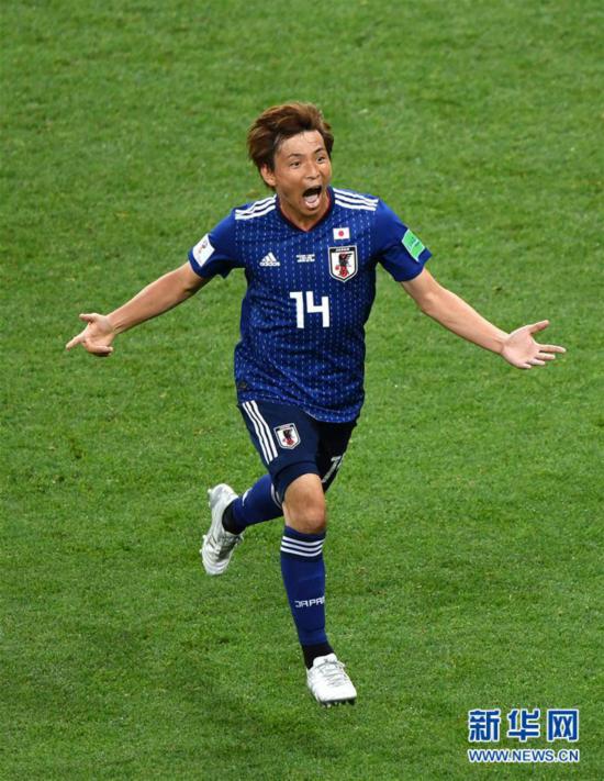 俄罗斯世界杯】八分之一决赛:日本队乾贵士破