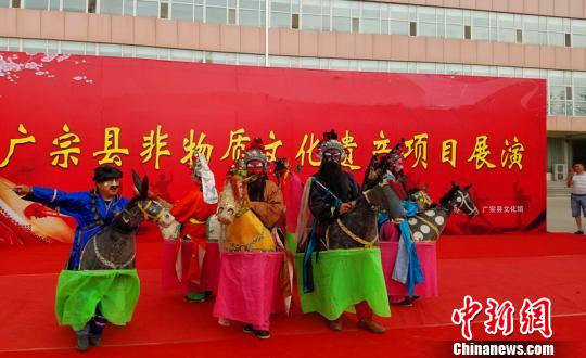“八马一驴”河北广宗“跑竹马”带你穿越隋唐古战场(图)