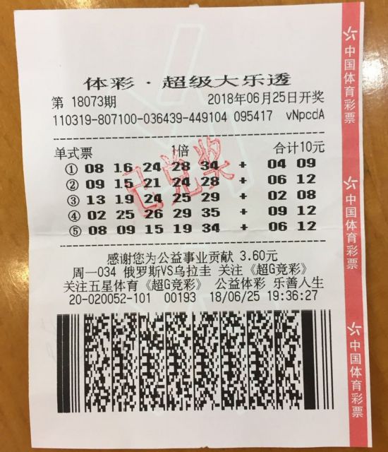 15元中1600万或1100万 10元中775万