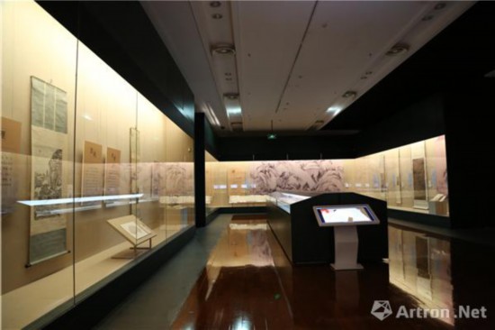 “解密中国传统山水画”展览现场