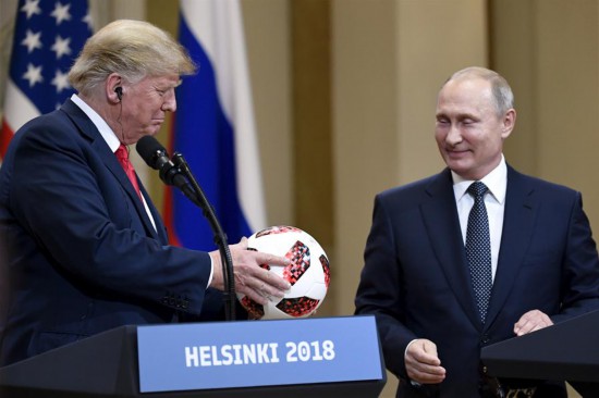 FINLAND-HELSINKI-U.S.-TRUMP-RUSSIA-PUTIN-PRESS CONFERENCE