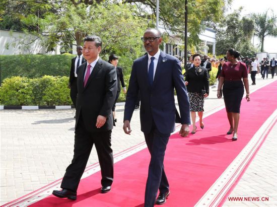 RWANDA-CHINA-XI JINPING-KAGAME-TALKS