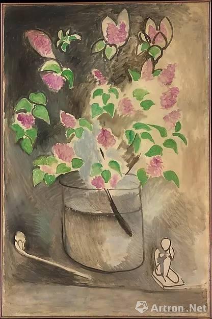 馬蒂斯《丁香》，1914年，圖片來源：Museum of Fine Arts