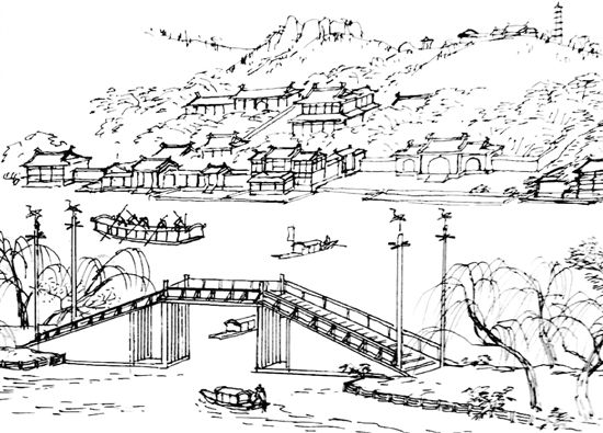 陕西风景简笔画_乐乐简笔画 上图:未上色的《断桥》线稿。 下图:《三贤堂》线稿。 三伏里这么热的天,79岁的傅伯星一天都没闲着,从他的朋友圈就能看出来时不时就会贴上来一些新作,线描草稿,画的都是杭州著名的景点,然后配一段小日记。 一些老杭州应该知道傅伯星的名字。上世纪80年代,他还在《浙江日报》做美术编辑,开始断断续续地画一些关于南宋的画。