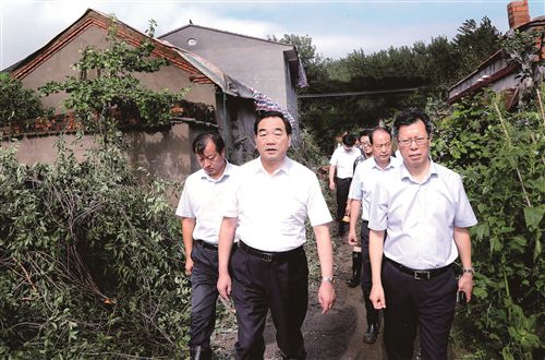 周铁根到丰县指导救灾:打好灾后重建攻坚战