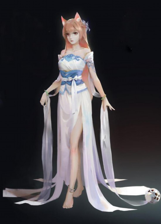 猫妖的诱惑人设概念图首曝少女质感助力动画梦幻升级