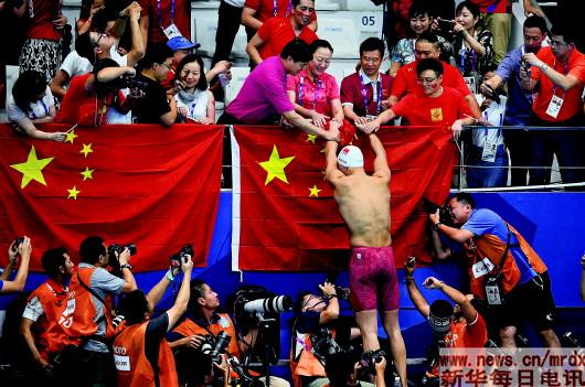 中国军团金牌总数超日韩总和