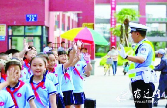 开学季保障道路安全畅通 宿迁交警将全员上路