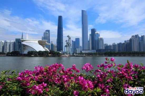 城市视觉:台风前的广州