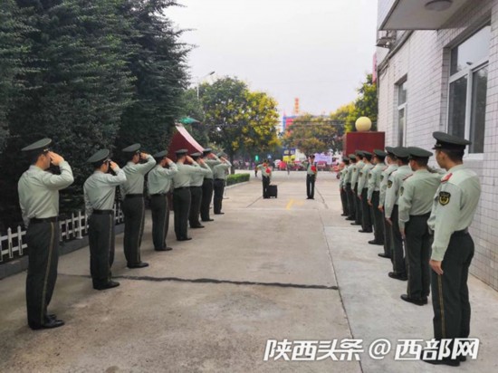 又是一年退伍季 宝鸡消防支队47名消防老兵光