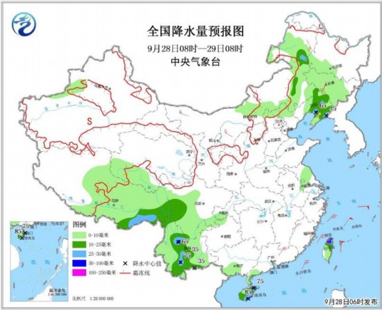 冷空气继续影响北方地区 四川云南等地局地有