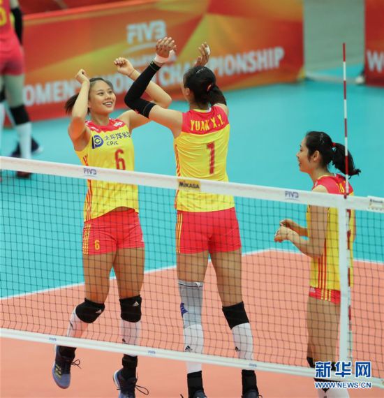 (体育)(7)排球——女排世锦赛:中国胜美国