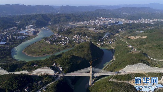 #(经济)(5)黔张常铁路长湾澧水大桥成功合龙