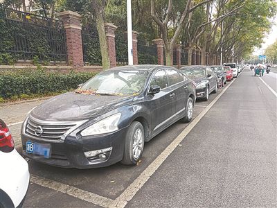 数十辆类僵尸车长趴公共停车位