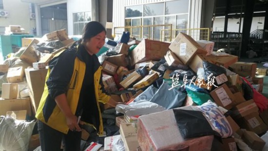 盐城迎“双十一”寄递高峰 日处理快件超200万件