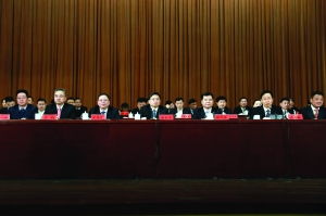 南京市民营经济发展大会上企业家坐C位