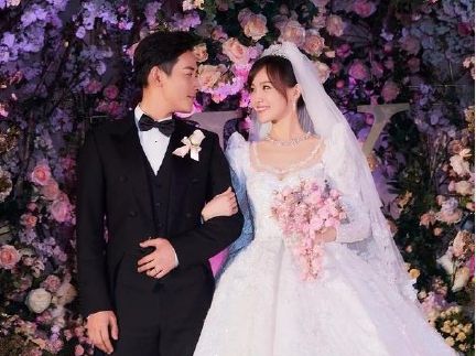 唐嫣婚礼难忘瞬间:相互说誓言那个瞬间特别感