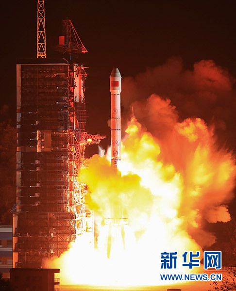 我國成功發射通信技術試驗衛星三號