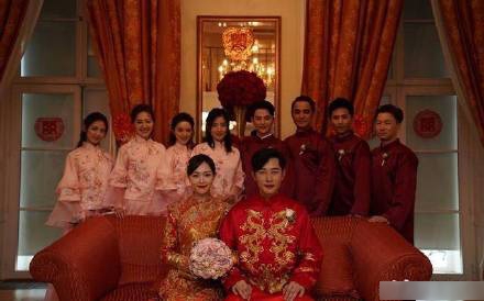 唐嫣罗晋婚礼现场图曝光 伴娘伴郎齐出镜 场地