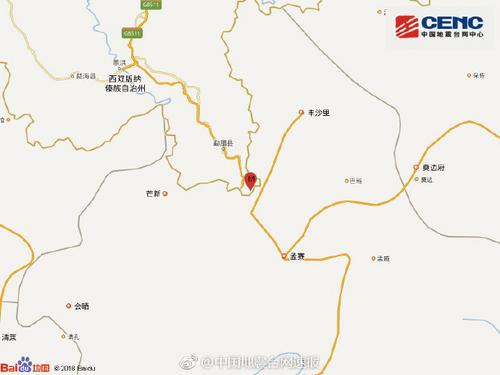 云南西双版纳州勐腊县发生3.0级地震 震源深度6千米 云南西双版纳州勐腊县发生3.0级地震 震源深度6千米